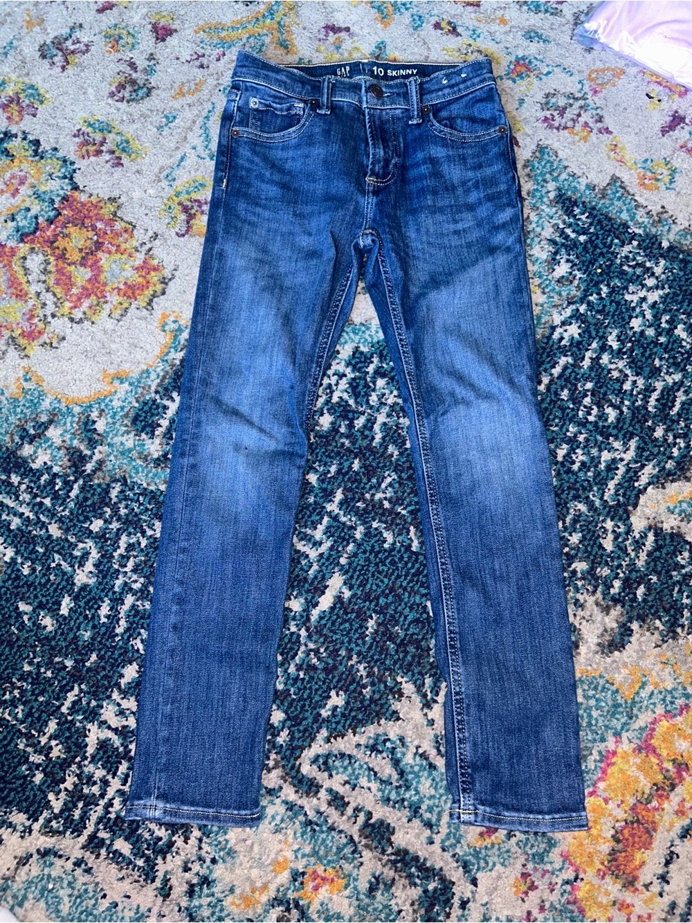 Light Blue Men’s Skinny Jeans - Picture 2 of 2